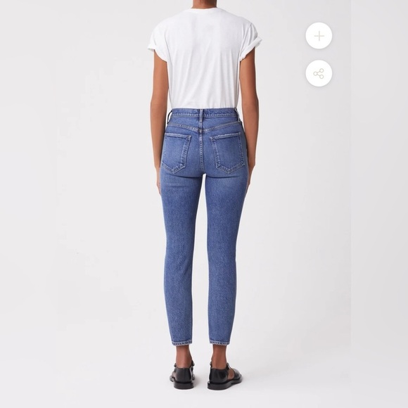 Agolde Blue Ankle & Cropped Jeans - Picture 7 of 11